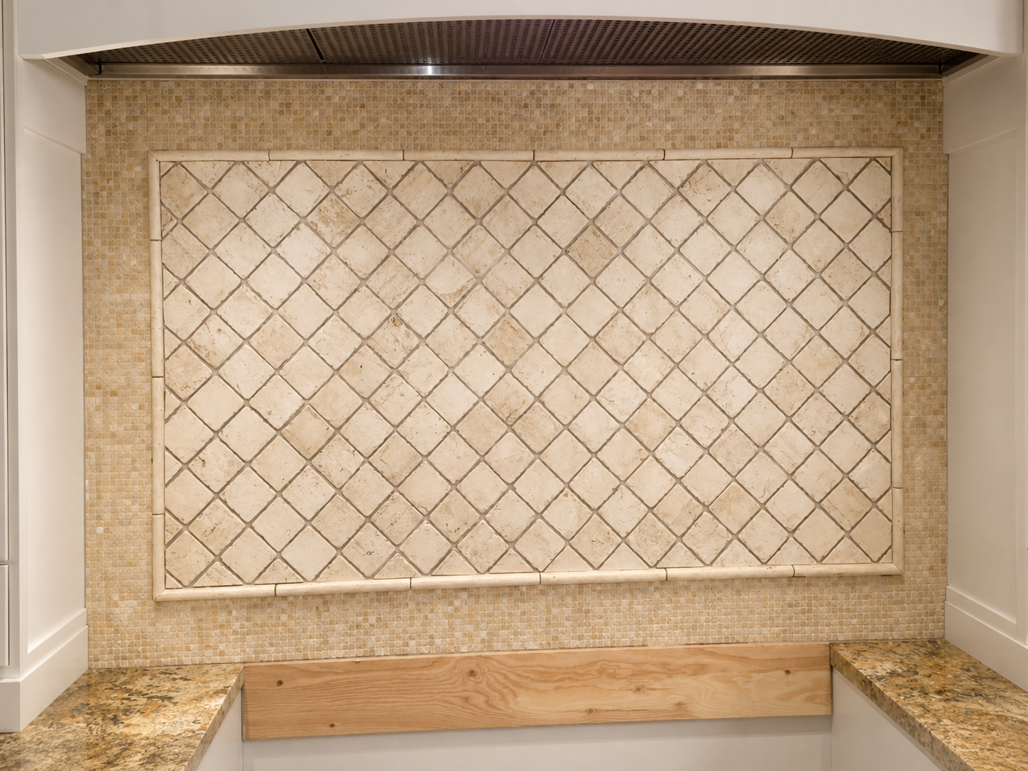 Detailed kitchen backsplash tile installation by M.S Tile Installation